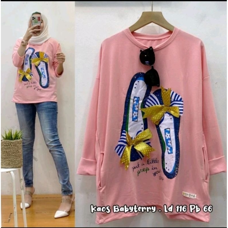 Kaos dan Tunik Import oversize terbaru