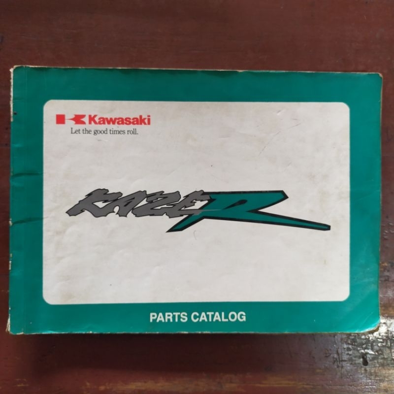 Buku Katalog Sparepart Kawasaki Kaze R Tahun 2000 Fotocopy