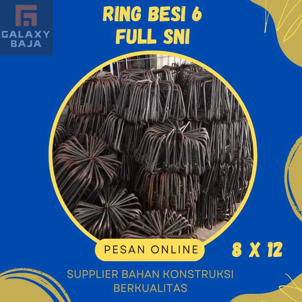RING BESI 8 X 12