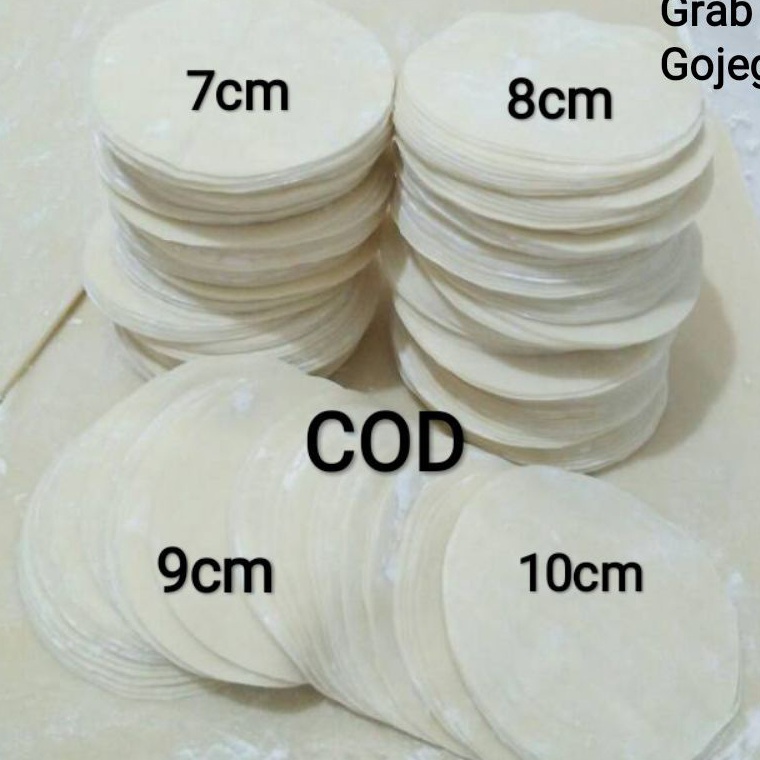

READY STOK Kulit dimsum ukuran 7cm8cm9cm1cm kulit gyoza kulit siomay tipis lentur Anti lengket tidak mudah sobek Tanpa Pengawet Halal murah