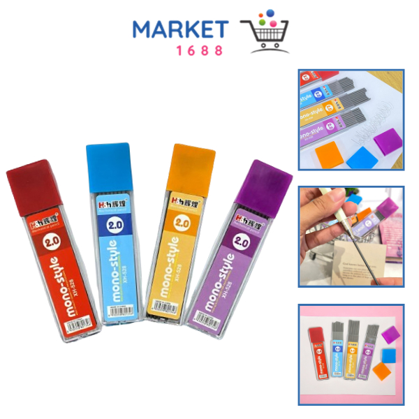 

Market1688 Refill Pensil Mekanik Cetek PREMIUM QUALITY Ukuran 2.0 Isi Ulang Pensil Mekanik Isi 9 Pcs Alat Tulis Sekolah Dan Kantor Mechanical Aesthetic Korea