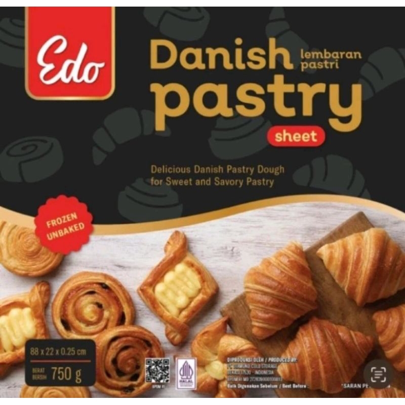 Edo Danish Pastry (88x22x0.25cm) 750g