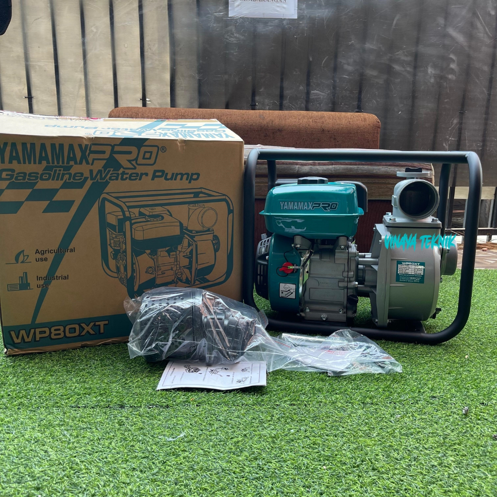 Mesin Pompa Sawah 3 Inch YAMAMAX PRO WP 80 XT Bahan Bakar Bensin