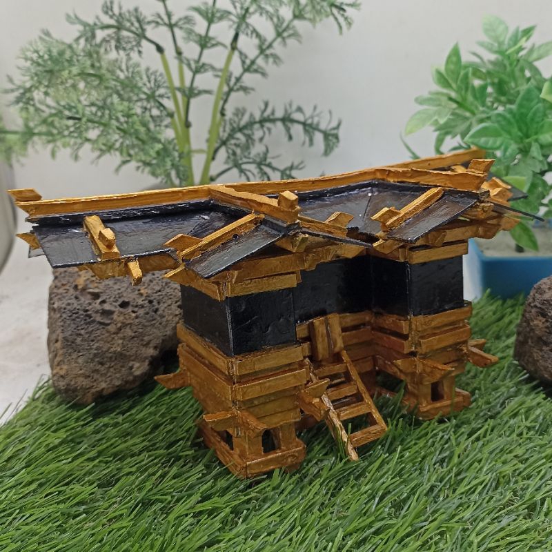 miniatur gubuk jepang PVC Aquascape