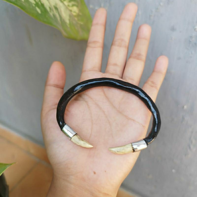 Gelang Akar Bahar Hitam Hitam C Kombinasi Bahar Putih