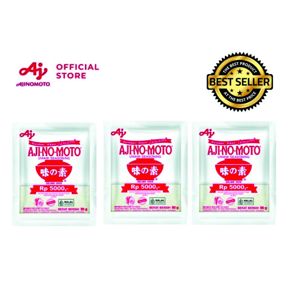 

AJI-NO-MOTO Penyedap Rasa MSG Ajinomoto 90g / AJI-NO-MOTO RP 5000