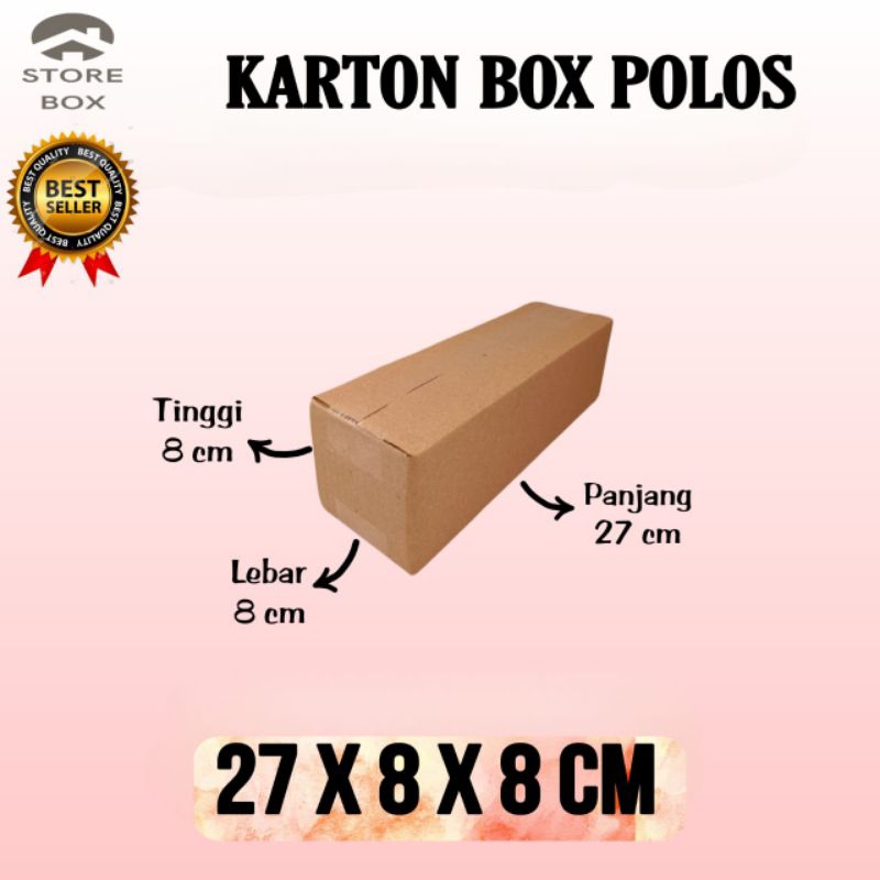 

kardus polos UK 27x8x8 kardus kecil kardus besar kardus packing