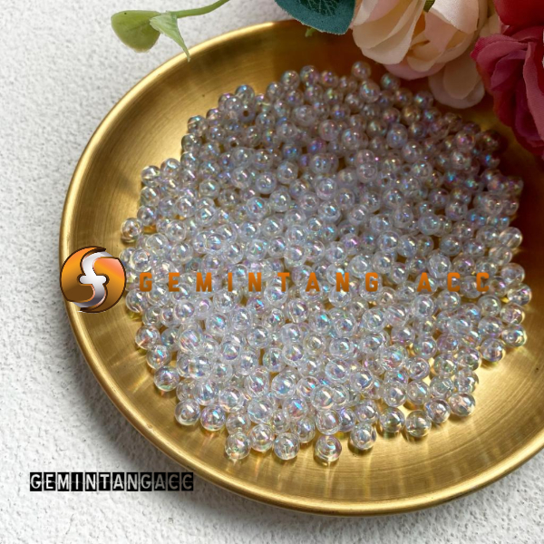 Manik Mote Bulat  Kilab AB Manik Bulat Bening 6mm 8mm