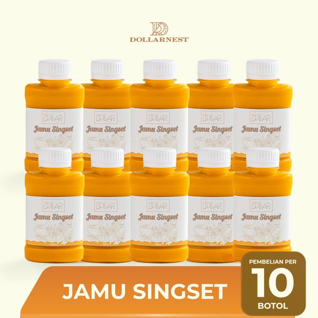 

Dollarnest Jamu Singset isi 10 Botol - Jamu Sehat Alami - Ready to Drink