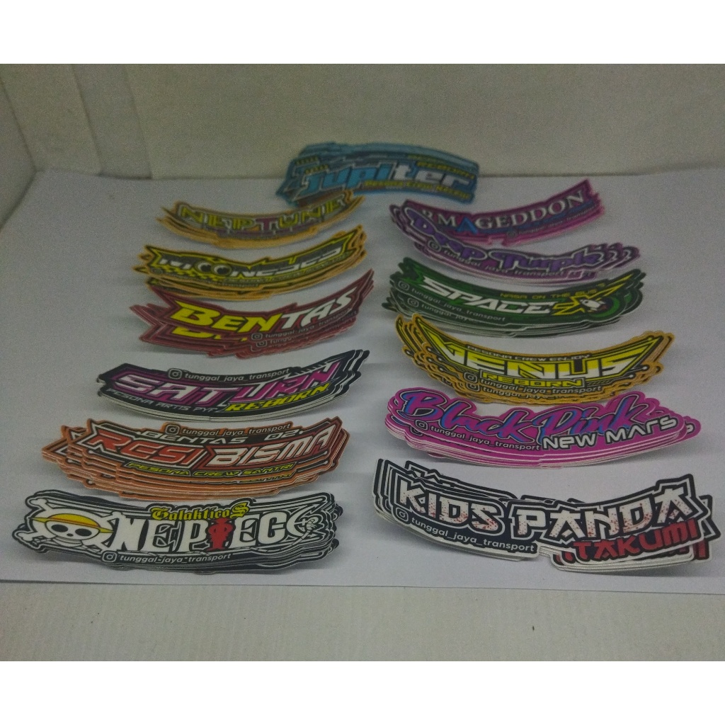 

STIKER JULUKAN BIS TUNGGAL JAYA ASLI GARASI ISI 1BIJI