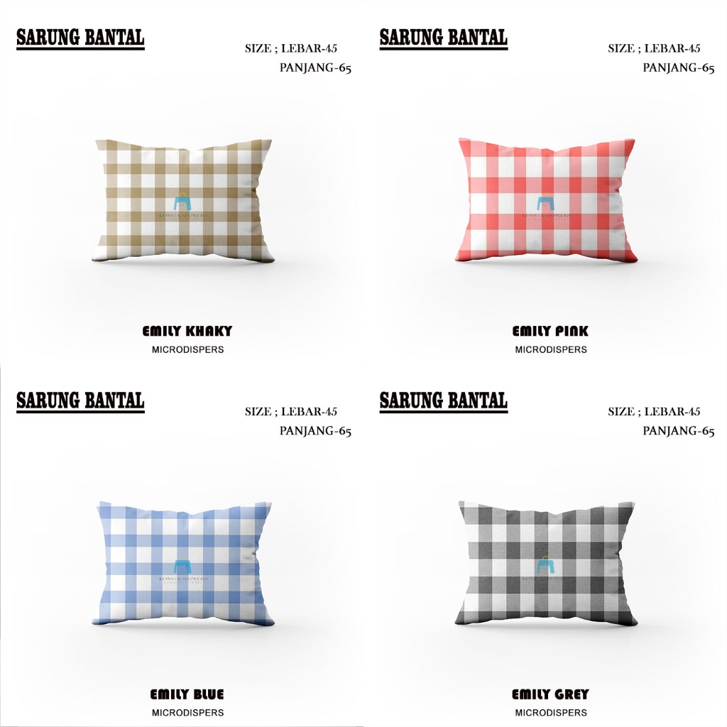 sarung bantal eceran 45x65