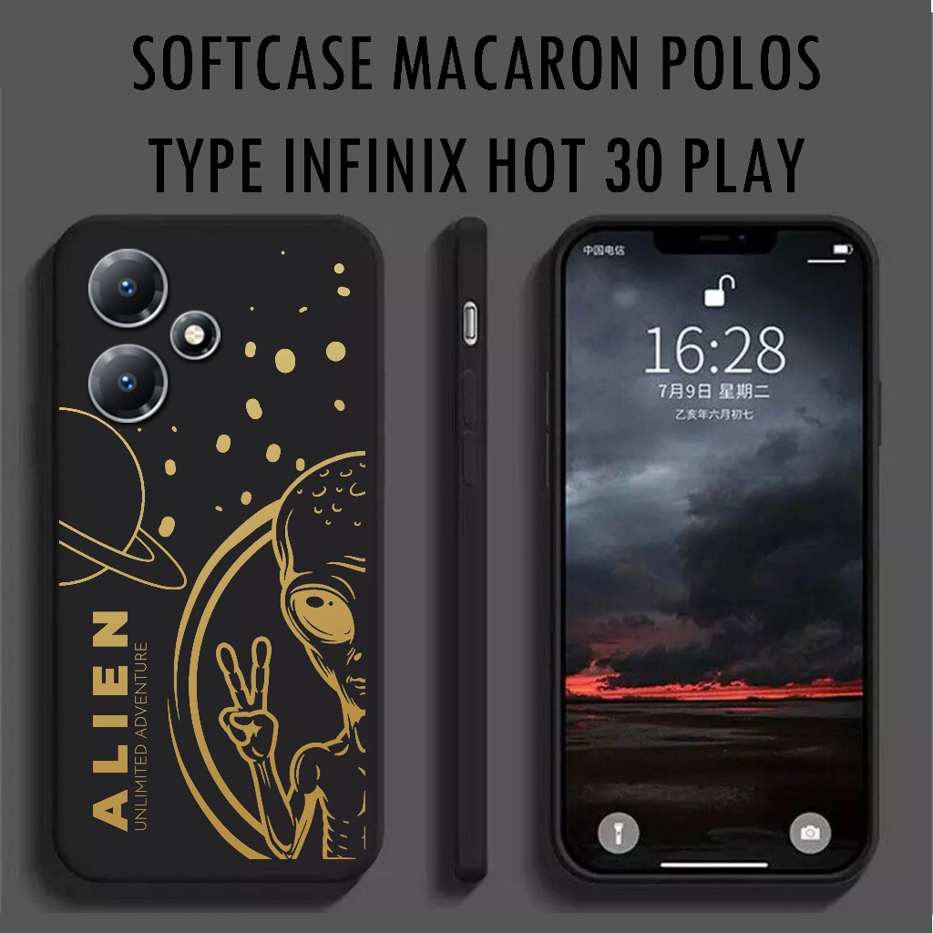 [UV11] Softcase Macaron INFINIX HOT 30 PLAY | Case Macaron | Case INFINIX | Case Handphone | Casing 