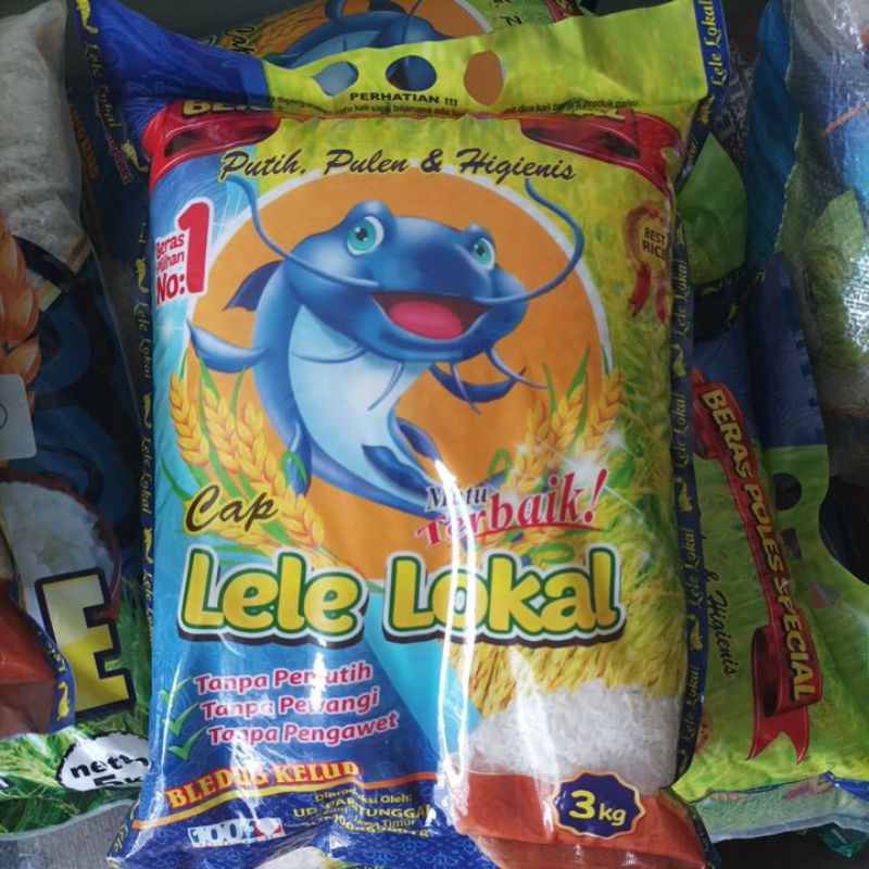 

Beras Cap Lele Lokal Premium 3kg