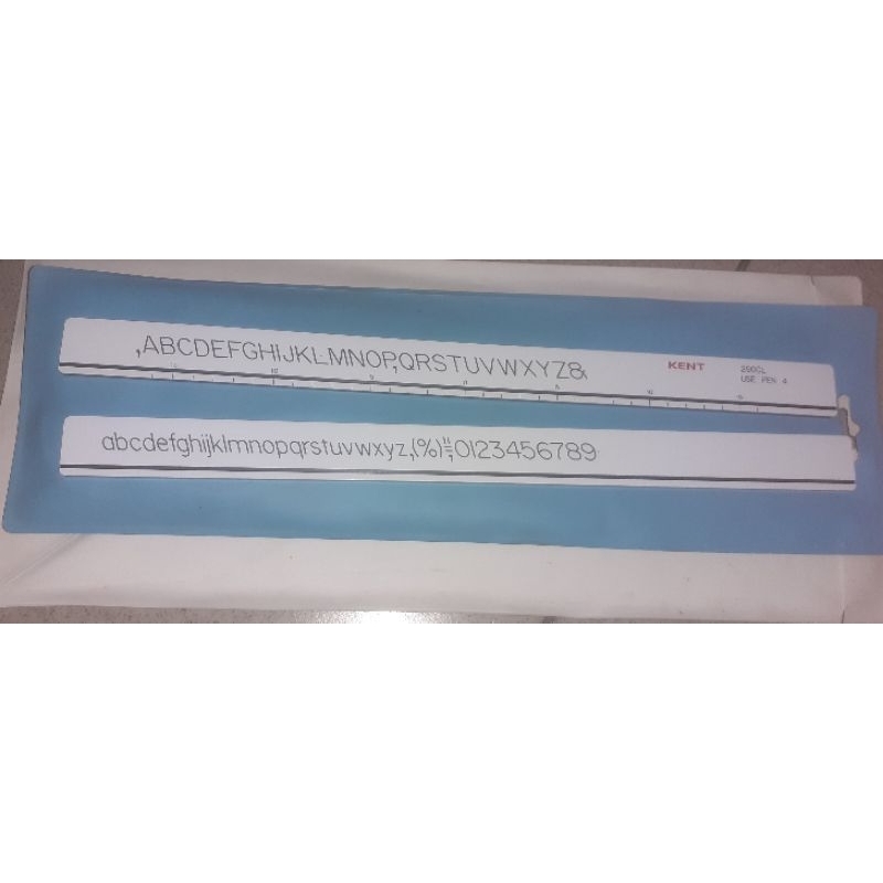 

Template Lettering KENT 290CL