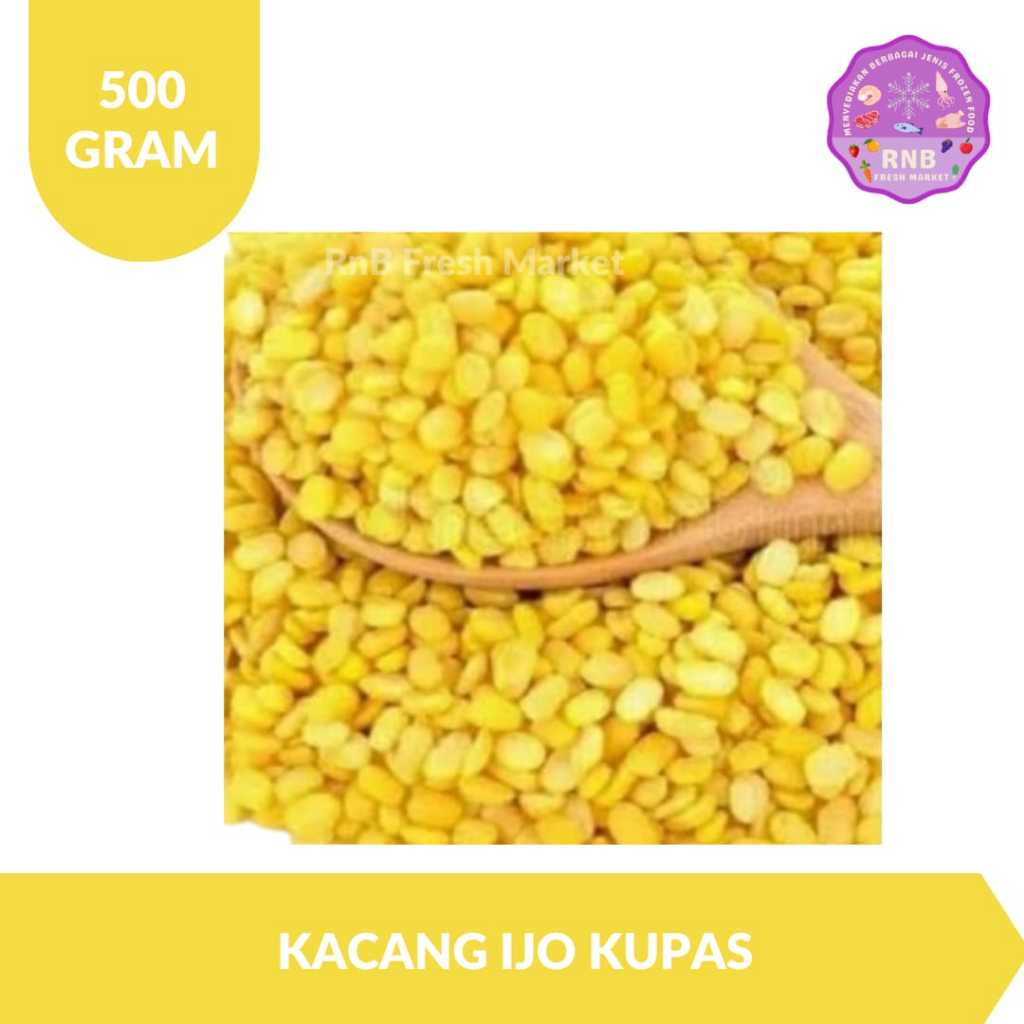 

Kacang Ijo Kupas Netto 500 Gram