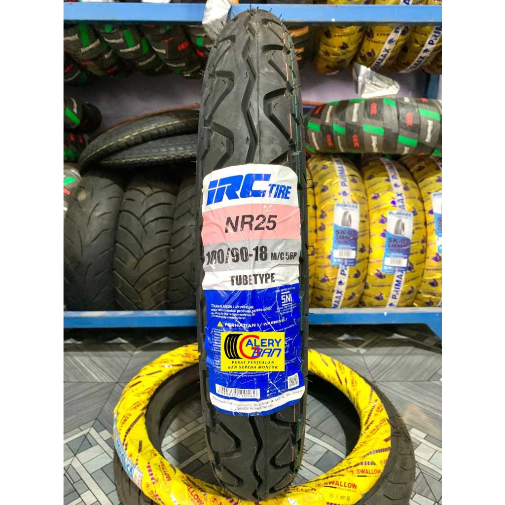 Ban Motor IRC NR25 100/90-18 Ban Motor Ring 18 Tupetype/Bukan Tubeless ban luar 100/90-18 ban ring 1