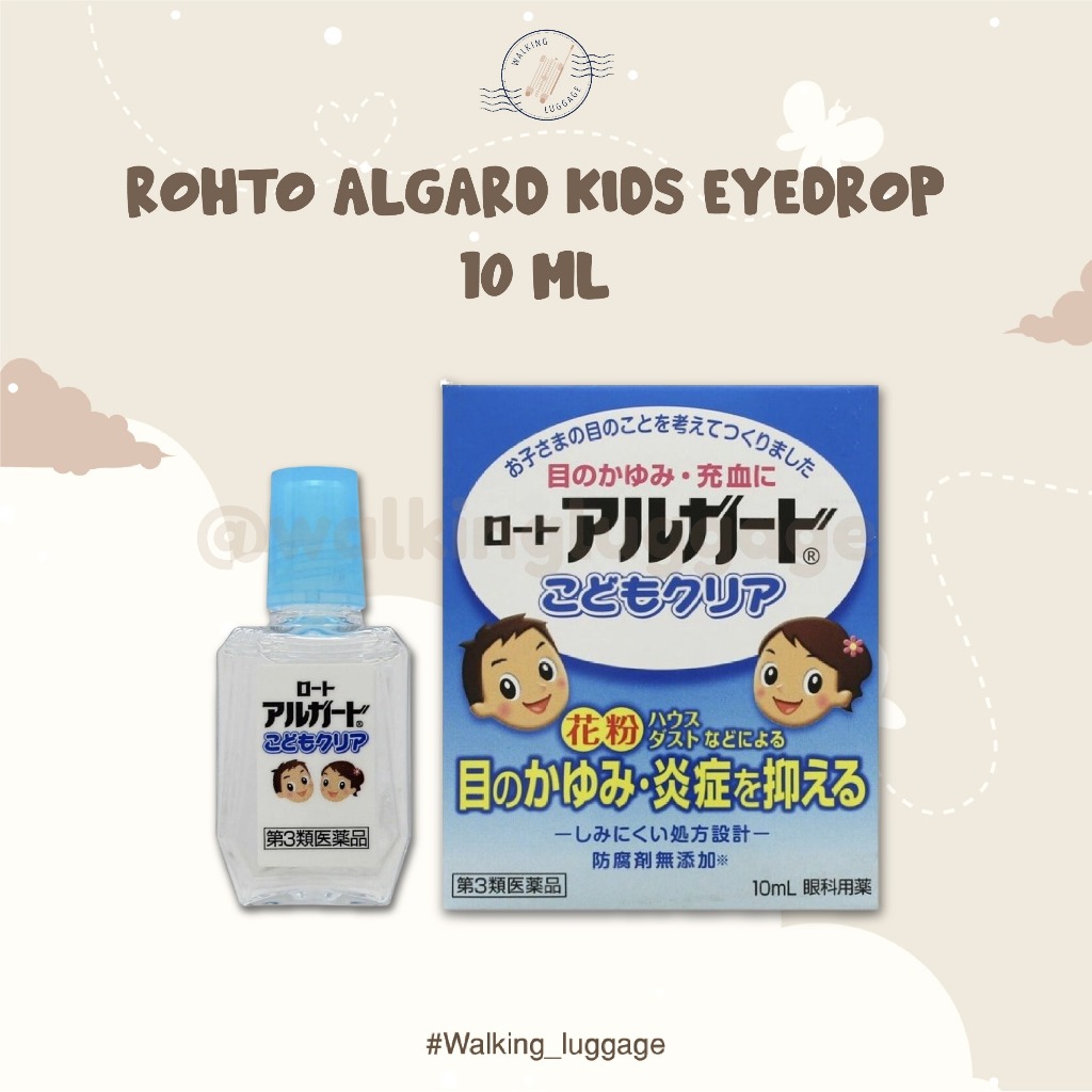 Rohto Algard Kids Eyedrop 10 Ml/Obat Tetes Mata Anak/Jepang