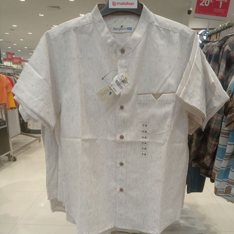 aero boys kemeja koko anak laki laki