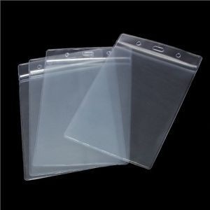 

Plastik Mika ID Card Name Tag Panitia 9 x 12 cm (per 10 lbr)