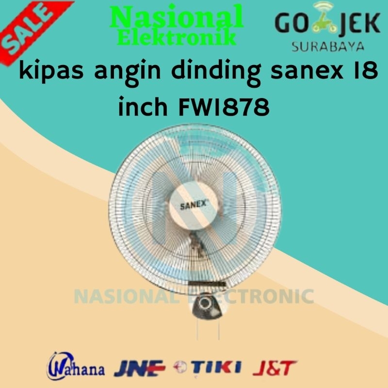 KIPAS ANGIN SANEX FW1878/Kipas angin dinding sanex 18 inch FW 1878/WALL FAN SANEX FW1878/KIPAS ANGIN