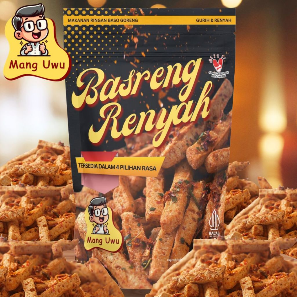 

Basreng Renyah Mang Uwu Snack Pedas