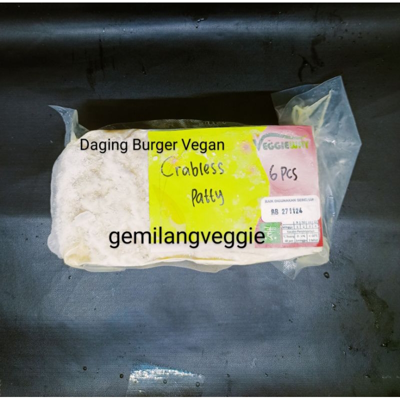 

Daging burger vegetarian vegan