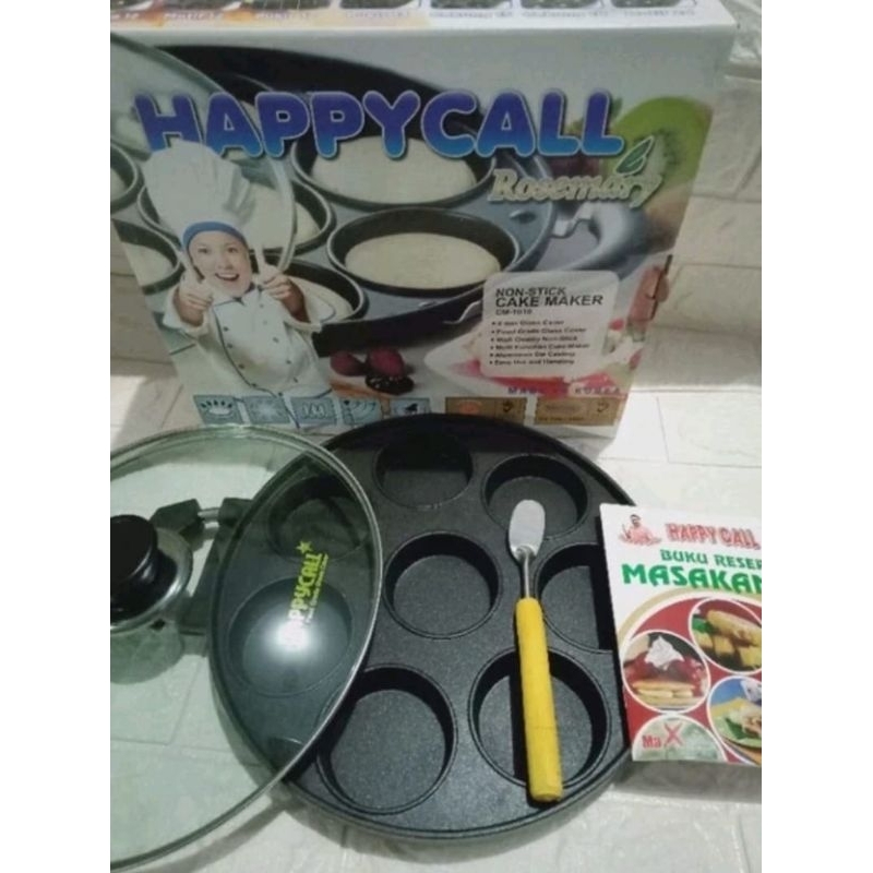 ( BGS ) CETAKAN KUE HAPPYCALL APEM 8 LUBANG DATAR