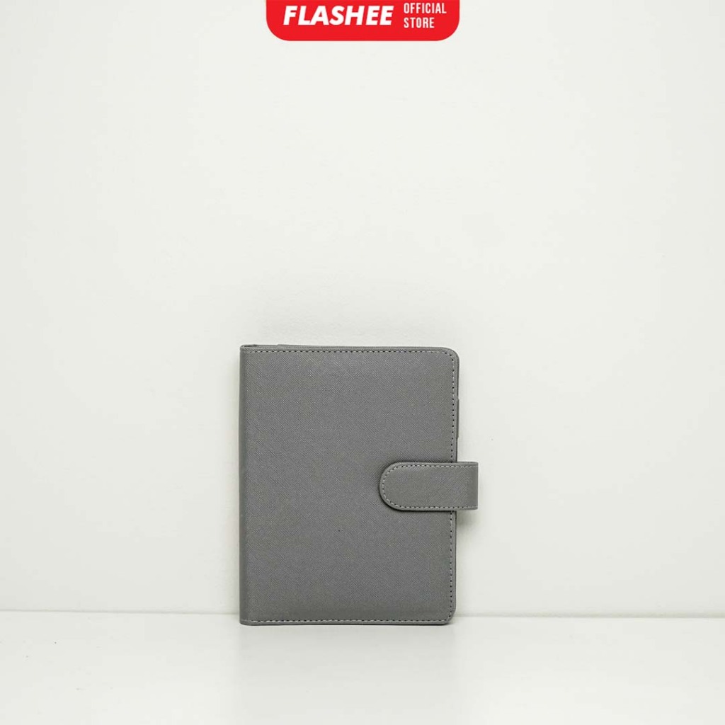 

Flashee Binder Keuangan A6 Ring 6 Abu Cover Binder A6 Lubang 6 Ring Abu