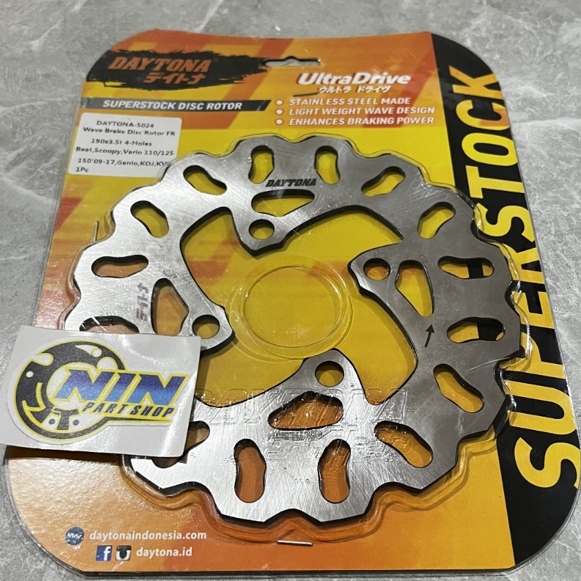 Piringan Cakram Depan Daytona Beat Beat Fi Beat Esp Scoopy Genio K1A Original