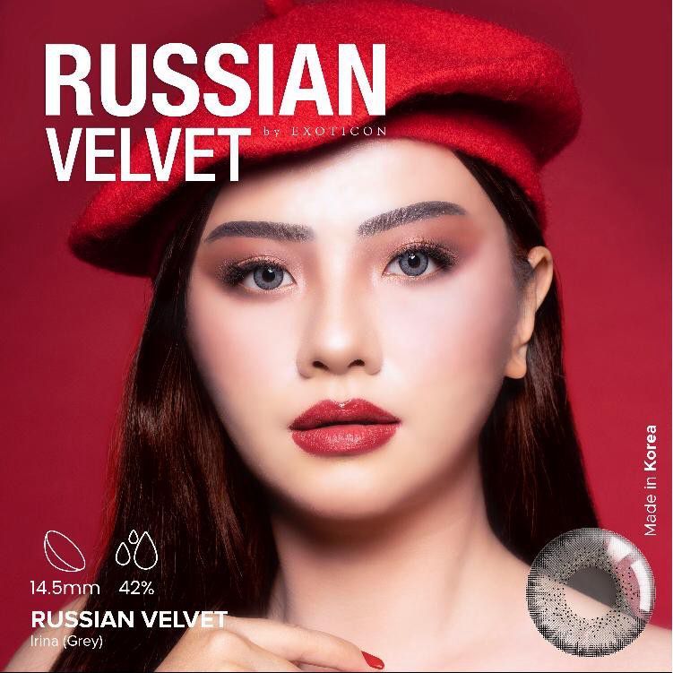 SOFTLENS RUSSIAN VELVET IRINA GREY MINUS