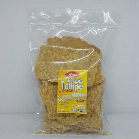 

Keripik Full Tempe Merk AMY Kemasan 100Gr Gurihh Asinn