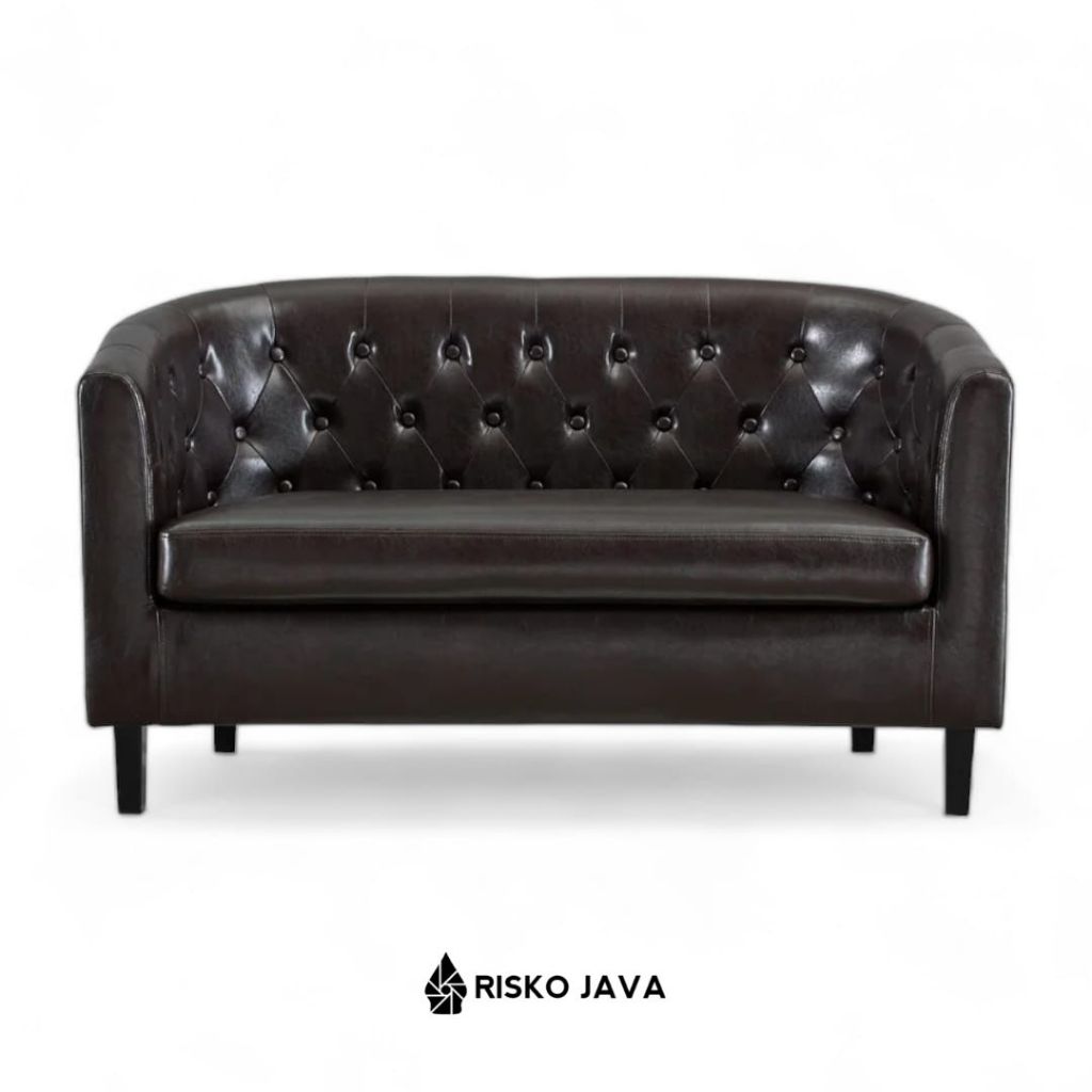 Sofa Chesterfield Ruang Tamu / Sofa Chesterfield Minimalis Modern / Sofa Chesterfield Seater 2 | DOM