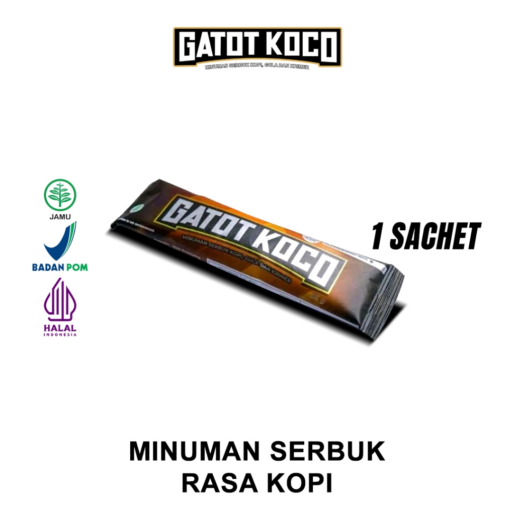 

Kopi Gatot Koco by Dr. Hen - Stamina Coffee 1 Sachet Original BPOM | Gatotkoco Coffee | Gatot Koco Coffee | Coffee Gatot Koco | Dr. Richard Lee