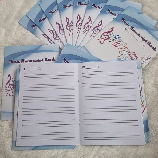 

✨Buku tulis musik garis lima / buku garis paranada / manuscript book music book