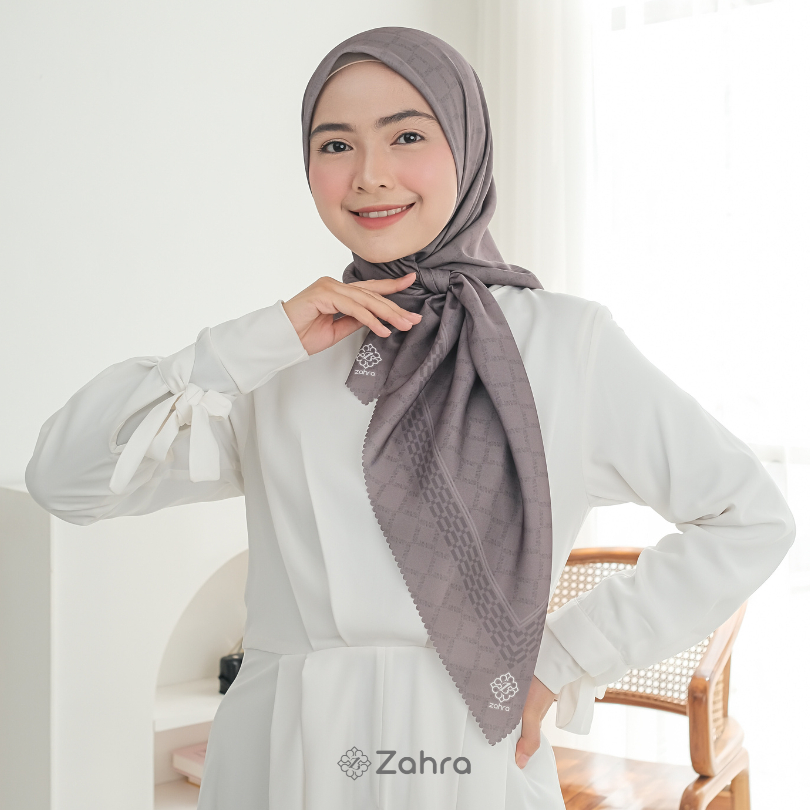 Jiva Scarf / Hijab Segi Empat / Hijab Motif / Pattern Scarf / Voal Hijab  / Hijab Pattern