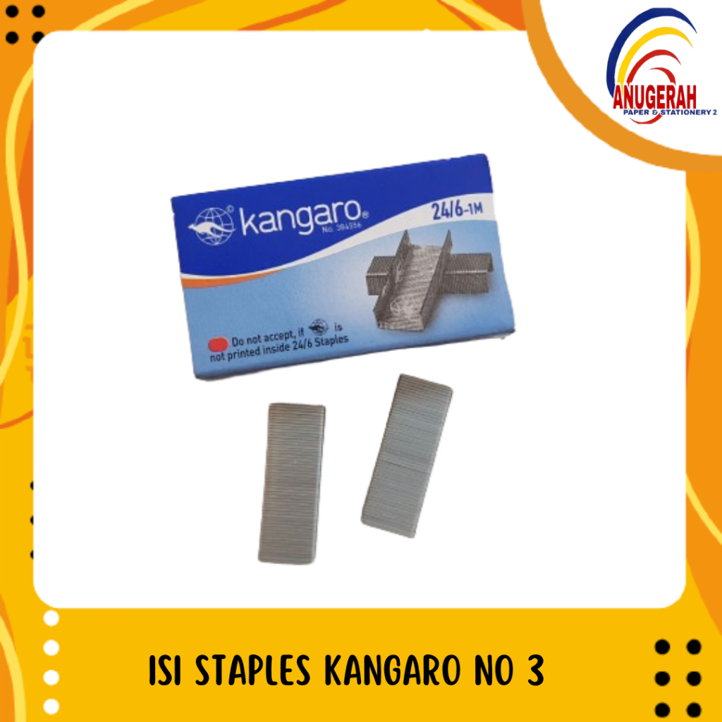 

ISI STAPLES KANGARO NO 3 (PCS)