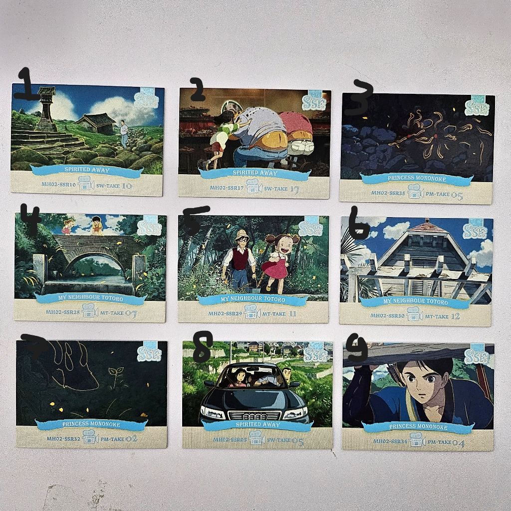 [STUDIO GHIBLI OFFICIAL] Kartu Koleksi Ghibli SSR Holo Original Ghibli Museum | Spirited Away Prince