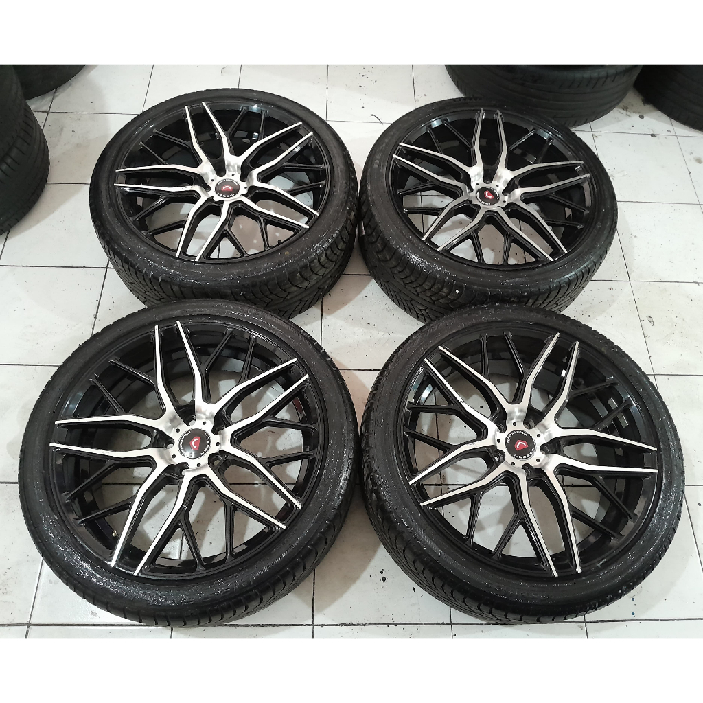 VELG MOBIL SECOND VOSSEN RING 20 LEBAR 8,5 PCD 5X114,3 + BAN 245 40 R20