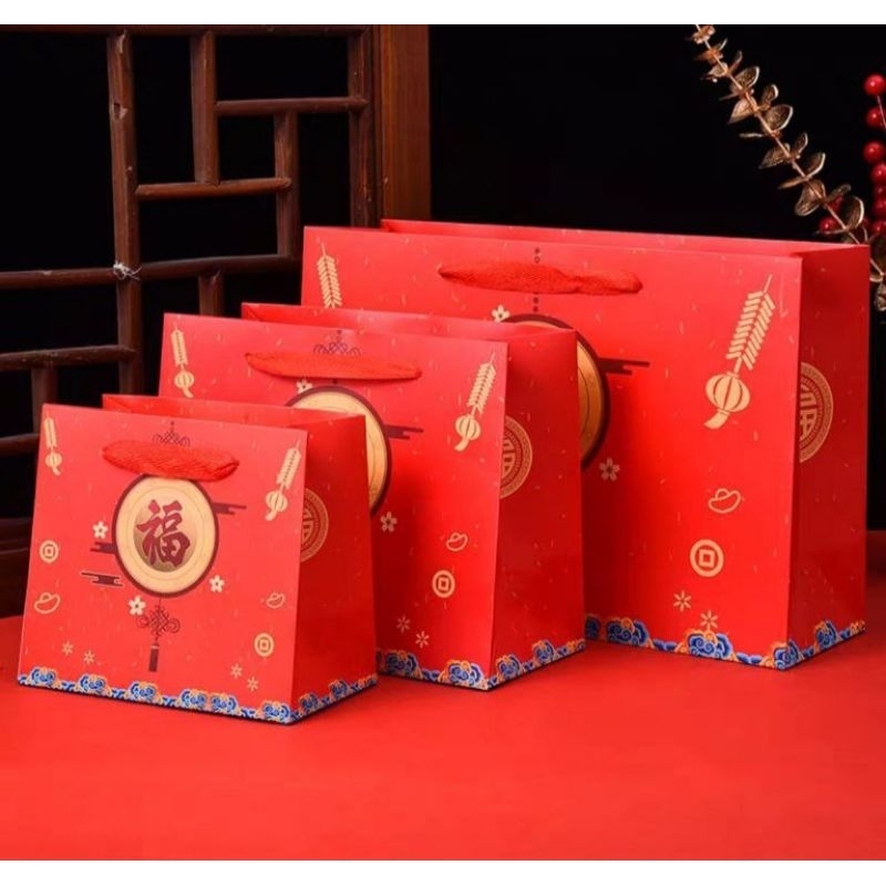 

paper bag imlek tas imlek 2024 year of dragon kotak imlek