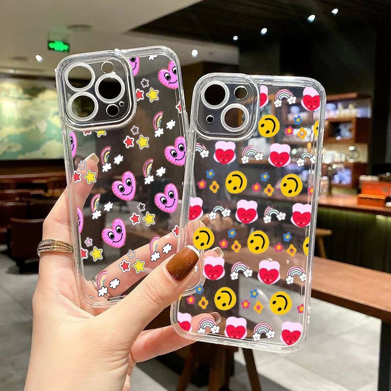 Softcase bening lucu for all type iphone ifnix samsung vivo realme vivo oppo - softcase silikon cant