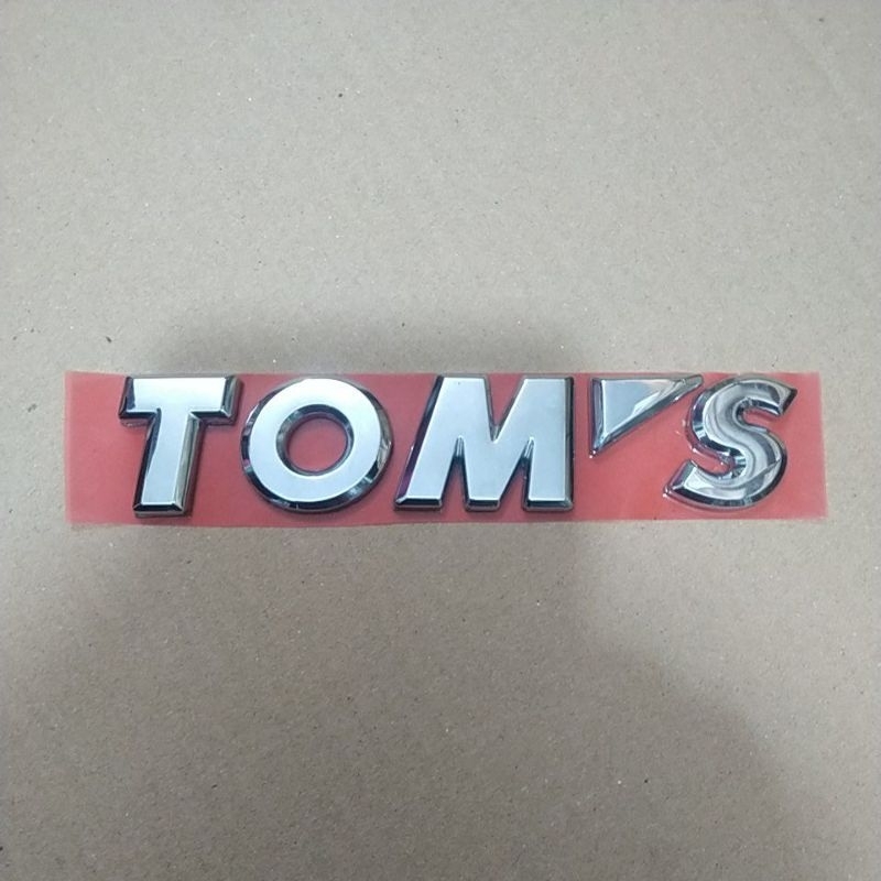 emblem TOMS Tulisan emblem Etios Toms original
