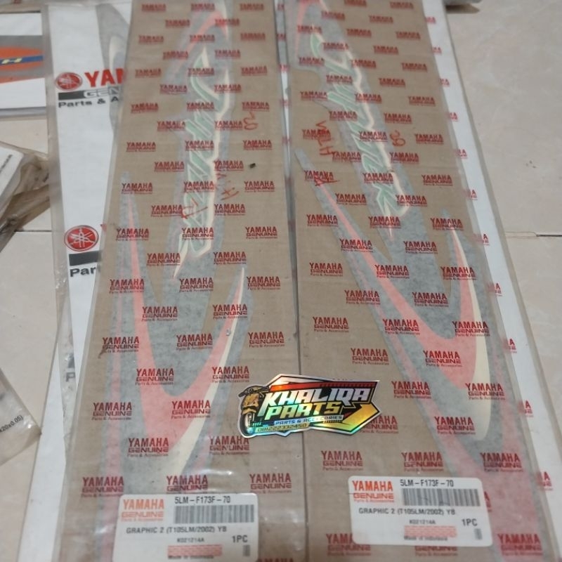 striping jupiter z lama 2002 hitam merah t105 old jupiter lama 5LL 5LM original