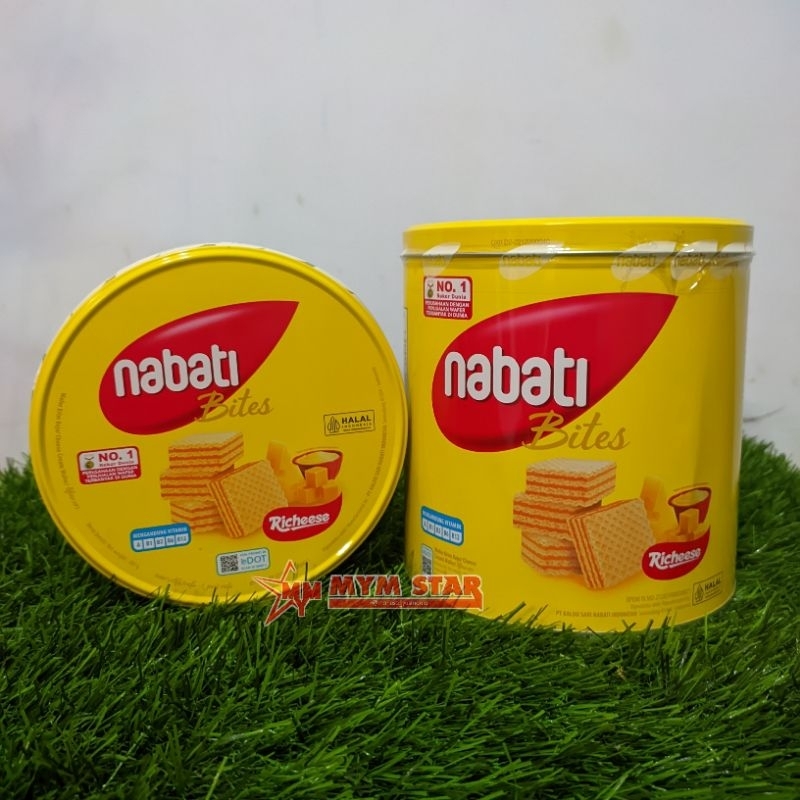 

Nabati Bites Wafer Richeese Kaleng 287g