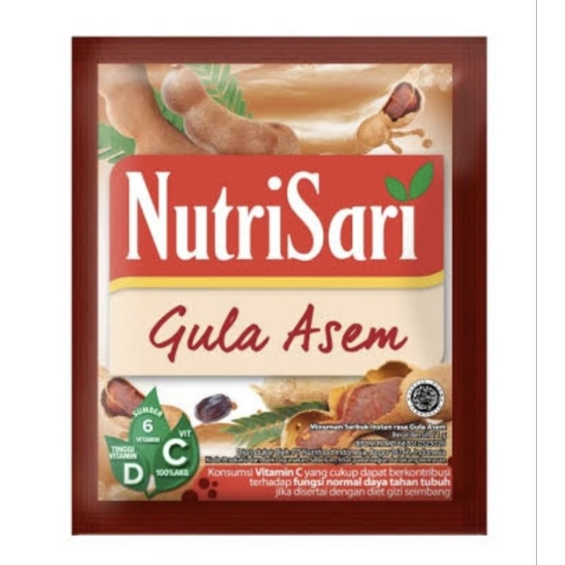 

Nutrisari Gula Asem 1 Renceng / Nutri Sari 10 Sachet / Sashet / Pcs