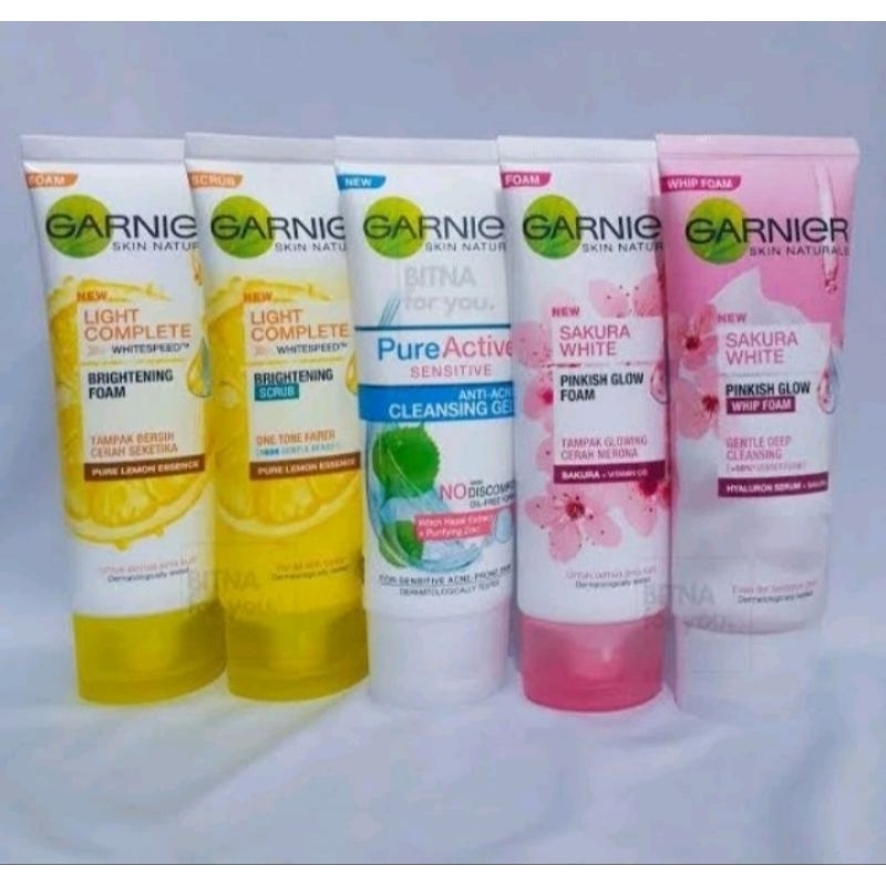 Garnier facial foam