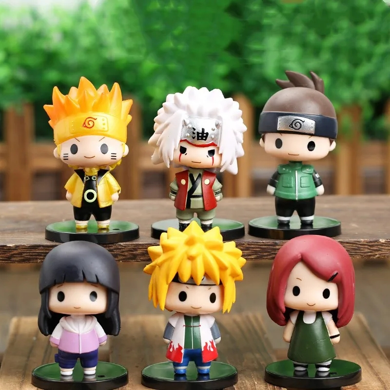 ACTION FIGURE NARUTO KAKASHI SASUKE ITACHI AKATSUKI KOLEKSI ANIME MANGA HOBI MINIATUR TOPER CAKE PAT