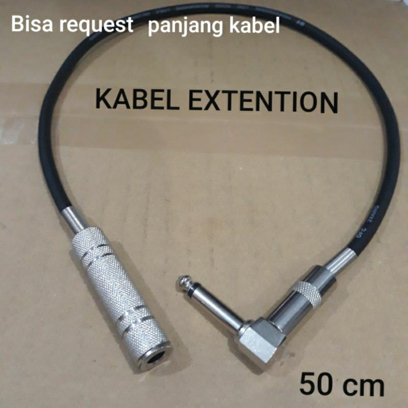kabel extention 50 cm jack akai mono female to akai mono L