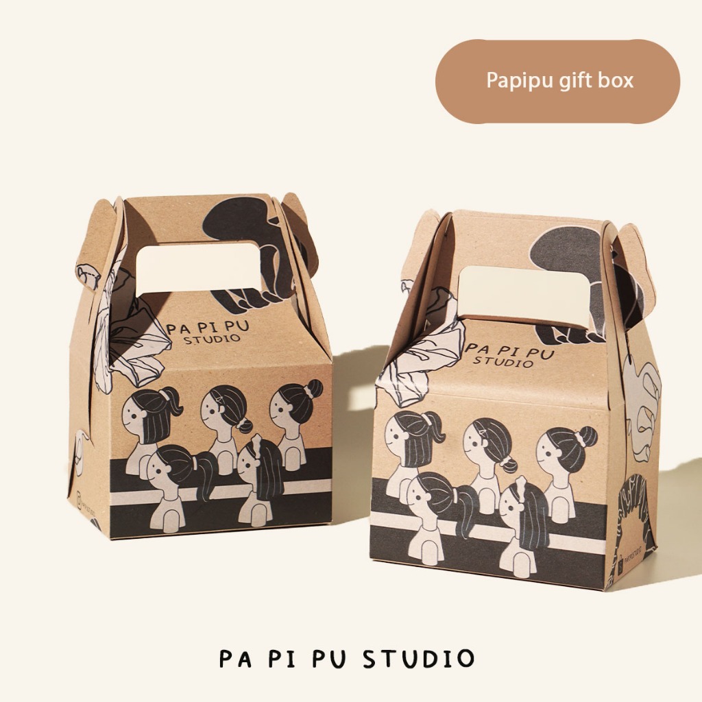 

Papipu studio gift box paper bag