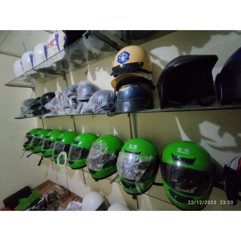 Helm ninja hijau original