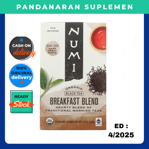 

NUMI Teh Organik Alami Breakfast Blend Tea Organic 18 Teabags 39.6g